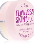 essence Flawless Skin Trio pudră liberă pentru fixare 8 g