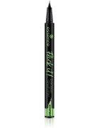 essence Flick it! contur de precizie rezistent la apă pentru ochi culoare 01 Black 0.5 ml