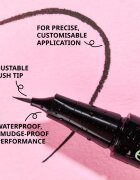 essence Flick it! contur de precizie rezistent la apă pentru ochi culoare 01 Black 0.5 ml