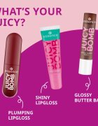 essence Juicy Bomb lip gloss cu efect de crestere culoare 05 Soft Apricot 2.6 ml