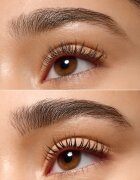 essence Microblading creion pentru sprancene cu pensula culoare 04 Dark Brown 0.6 ml