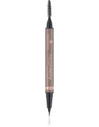 essence Microblading creion pentru sprancene cu pensula culoare Light Brown 0.6 ml