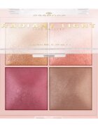 essence Radiant Light paletă cu iluminatoare și farduri de obraz culoare Signature Light 11 g