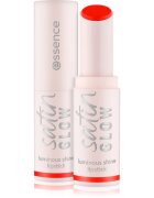 essence satin GLOW ruj cremos cu finisaj satinat culoare 07 Coral It A Day 3.5 g