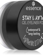 essence STAY & PLAY tus de ochi culoare 01 Black 5 g