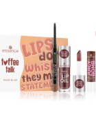 essence toffee talk brown lip set set cadou de buze 01 Pout Au Chocolat