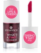 essence WHAT A TINT! blush lichid și luciu de buze culoare 01 Kiss From A Rose 4.9 ml