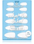 essence WHAT THE FAKE! unghii artificiale 02 bare white