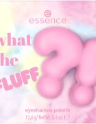 essence WHAT THE FLUFF?! paletă cu farduri de ochi culoare 01 Cotton Candy Skies 11.6 g