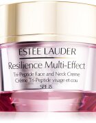 Estée Lauder Resilience Multi-Effect Tri-Peptide Face and Neck Creme SPF 15 cremă intens hrănitoare pentru piele normală și mixtă SPF 15 50 ml