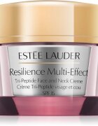 Estée Lauder Resilience Multi-Effect Tri-Peptide Face and Neck Creme SPF 15 cremă intens hrănitoare pentru tenul uscat SPF 15 50 ml
