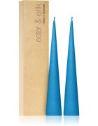 ester & erik cone candles moon blue (no. 37) lumanare 2x25 cm