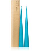ester & erik cone candles turquoise (no. 56) lumanare 2x37 cm