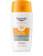 Eucerin Sun Hydro Protect fluid pentru tonifierea bronzului SPF 50+ culoare Medium 50 ml