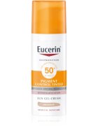 Eucerin Sun Pigment Control Tinted emulsie protectoare împotriva hiper-pigmentării tenului SPF 50+ culoare Medium 50 ml