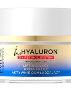 Eveline Cosmetics Bio Hyaluron 3x Retinol System crema lifting de zi si de noapte 50+ 50 ml
