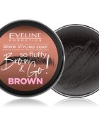 Eveline Cosmetics Brow & Go! săpun de styling pentru sprâncene culoare Brown 25 g