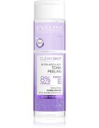 Eveline Cosmetics Clean Shot 8% Complex Of Hydroxy Acids tonic pentru netezire cu efect exfoliant 200 ml