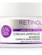 Eveline Cosmetics Cream-Ampoule Retinol crema regeneratoare de noapte impotriva primelor semne de imbatranire ale pielii 50 ml