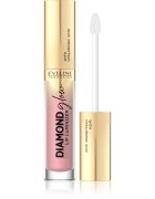 Eveline Cosmetics Diamond Glow Luciu de Buze sclipitor cu acid hialuronic culoare 08 Honey Glam 45 ml