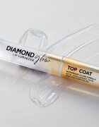 Eveline Cosmetics Diamond Glow Luciu de Buze sclipitor cu acid hialuronic culoare 12 Top Coat 4.5 ml