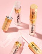 Eveline Cosmetics Diamond Glow Luciu de Buze sclipitor cu acid hialuronic culoare 12 Top Coat 4.5 ml