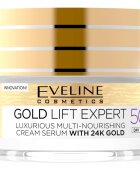 Eveline Cosmetics Gold Lift Expert crema anti rid de zi si de noapte 50+ 50 ml