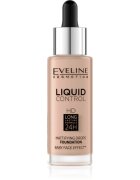 Eveline Cosmetics Liquid Control fond de ten lichid pipeta culoare 025 Light Rose 32 ml