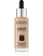 Eveline Cosmetics Liquid Control fond de ten lichid pipeta culoare 035 Natural Beige 32 ml