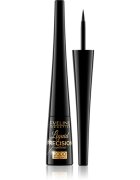 Eveline Cosmetics Liquid Precision 2000 Procent eyeliner cu efect matifiant culoare Black 4 ml