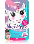 Eveline Cosmetics Magic Mask Cute Unicorn mască pentru curățare profundă 3D 1 buc