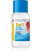 Eveline Cosmetics Nail Therapy Professional dizolvant pentru oja fara acetona 8 în 1 150 ml