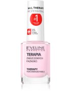 Eveline Cosmetics Nail Therapy Professional fortifiant lac de unghii pentru unghii slabe si deteriorate cu keratina 12 ml