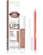 Eveline Cosmetics OH! my LIPS Velvet set îngrijire buze 11 Cookie Milkshake 1 buc