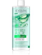 Eveline Cosmetics Organic Aloe+Collagen apa pentru curatare cu particule micele 500 ml