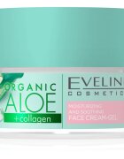 Eveline Cosmetics Organic Aloe+Collagen gel-cremă activ intens hidratant cu efect calmant 50 ml