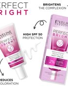Eveline Cosmetics Perfect Bright SPF 50 crema pentru fata protectoare si matifianta SPF 50 30 ml