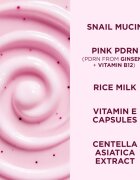 Eveline Cosmetics Pink Snail Glazed Skin Effect crema anti-rid si iluminare 50 ml