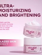 Eveline Cosmetics Pink Snail Glazed Skin Effect crema iluminatoare 50 ml