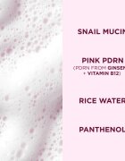 Eveline Cosmetics Pink Snail Glazed Skin Effect demachiant spumant delicat faciale 150 ml