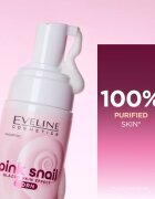 Eveline Cosmetics Pink Snail Glazed Skin Effect demachiant spumant delicat faciale 150 ml