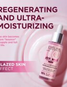 Eveline Cosmetics Pink Snail Glazed Skin Effect ser cu efect iluminator faciale 30 ml