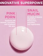 Eveline Cosmetics Pink Snail Glazed Skin Effect ser cu efect iluminator faciale 30 ml