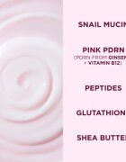 Eveline Cosmetics Pink Snail Glazed Skin Effect ser cu efect iluminator faciale 30 ml