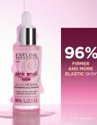 Eveline Cosmetics Pink Snail Glazed Skin Effect ser cu efect iluminator faciale 30 ml