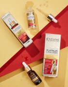 Eveline Cosmetics Platinum & Collagen Advanced Facial Serum Anti-Aging Treatment ser pentru contur cu colagen 30 ml