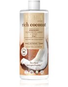 Eveline Cosmetics Rich Coconut apă micelară și tonic 2 in 1 500 ml