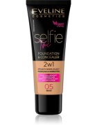 Eveline Cosmetics Selfie Time make-up si corector 2 in 1 culoare 05 Beige 30 ml