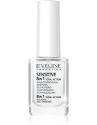 Eveline Cosmetics Total Action lac de unghii intaritor 8 in 1 12 ml