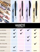 Eveline Cosmetics Variété Lashes Show mascara pentru volum si definirea genelor culoare Brown 10 ml